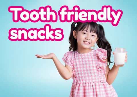 tooth friendly snack for babies, toddlers and kids | brushbaby kids toothbrush