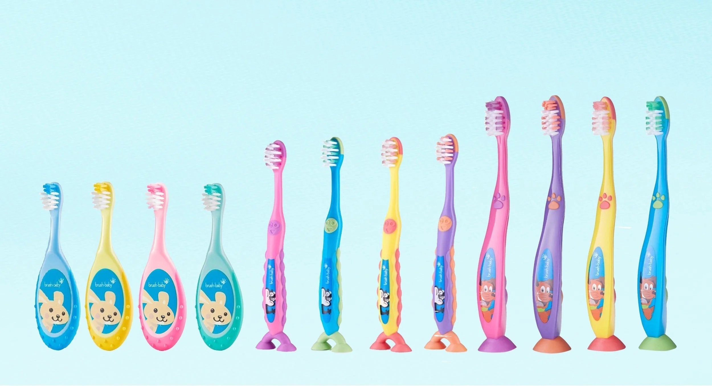 BrushBaby Baby and Toddler Flossbrushes