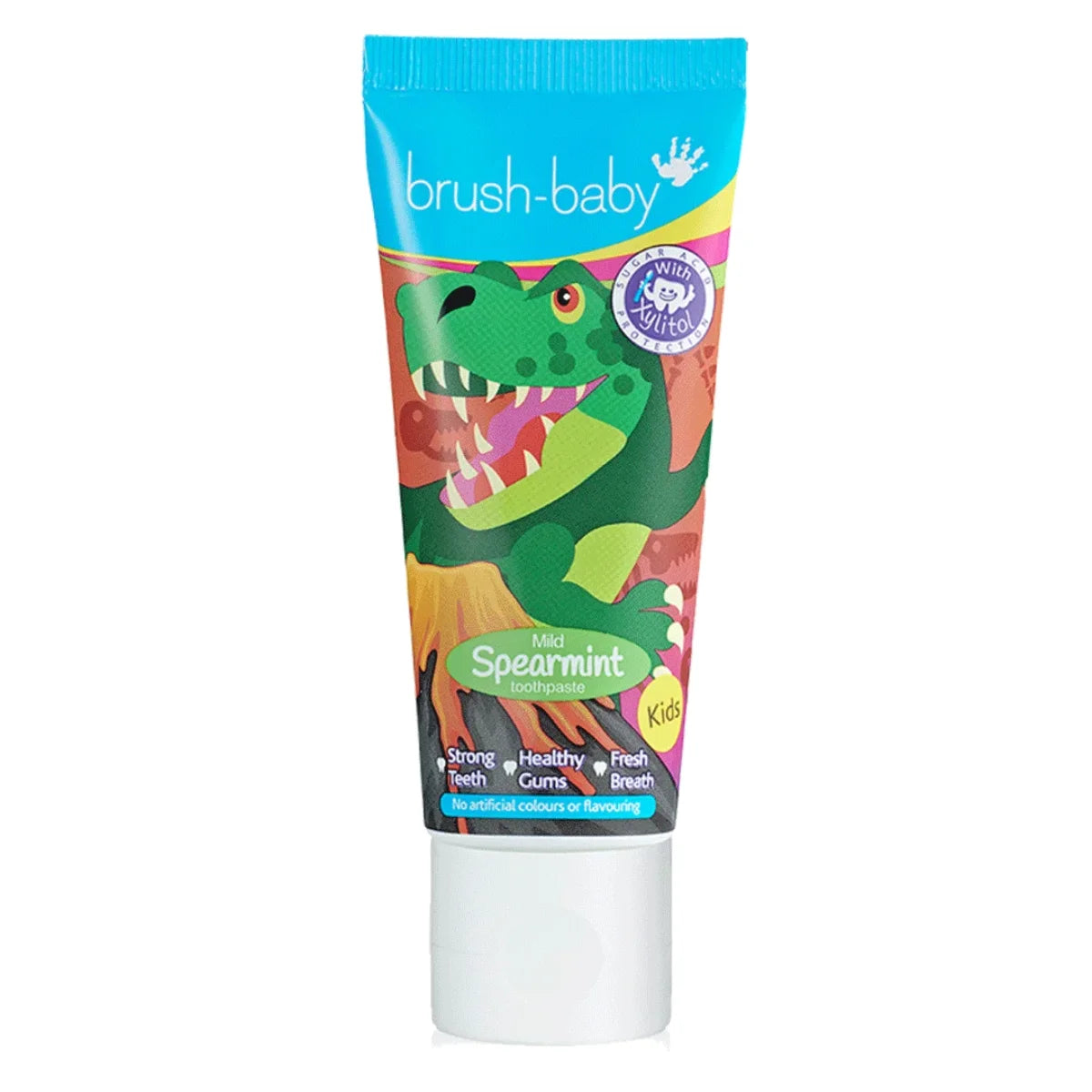 Dino baby toothpaste spearmint gift set