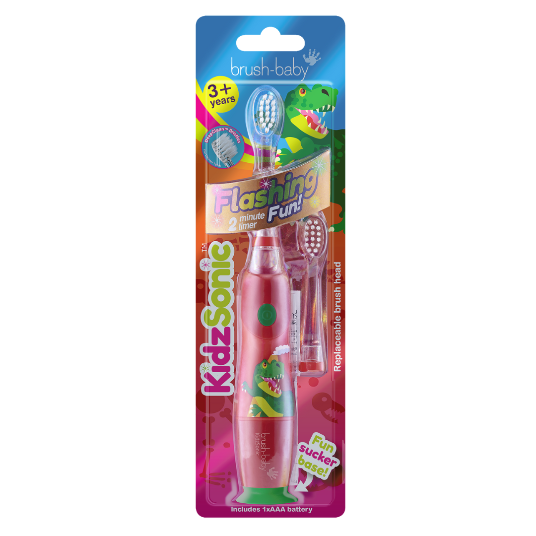 kids electric toothbrush dinosaur