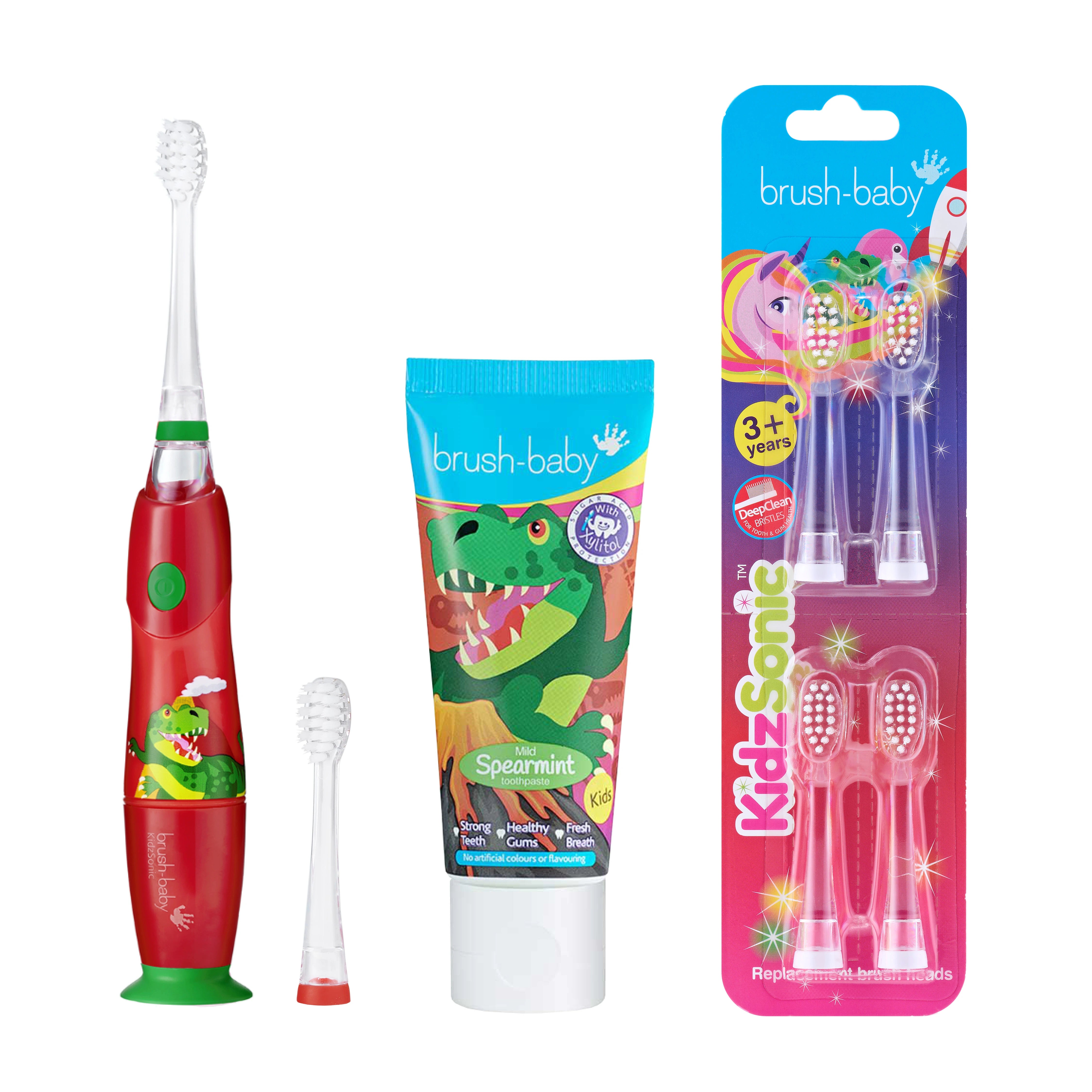 Dinosaur KidzSonic® Kids Electric Toothbrush Gift Set