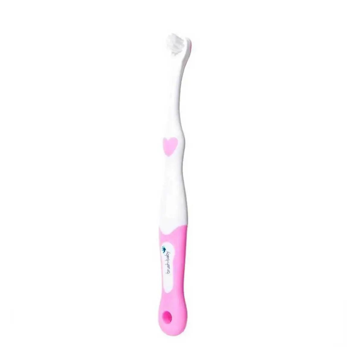 Pink  firstbrush first toothbrush for babies and toddlers