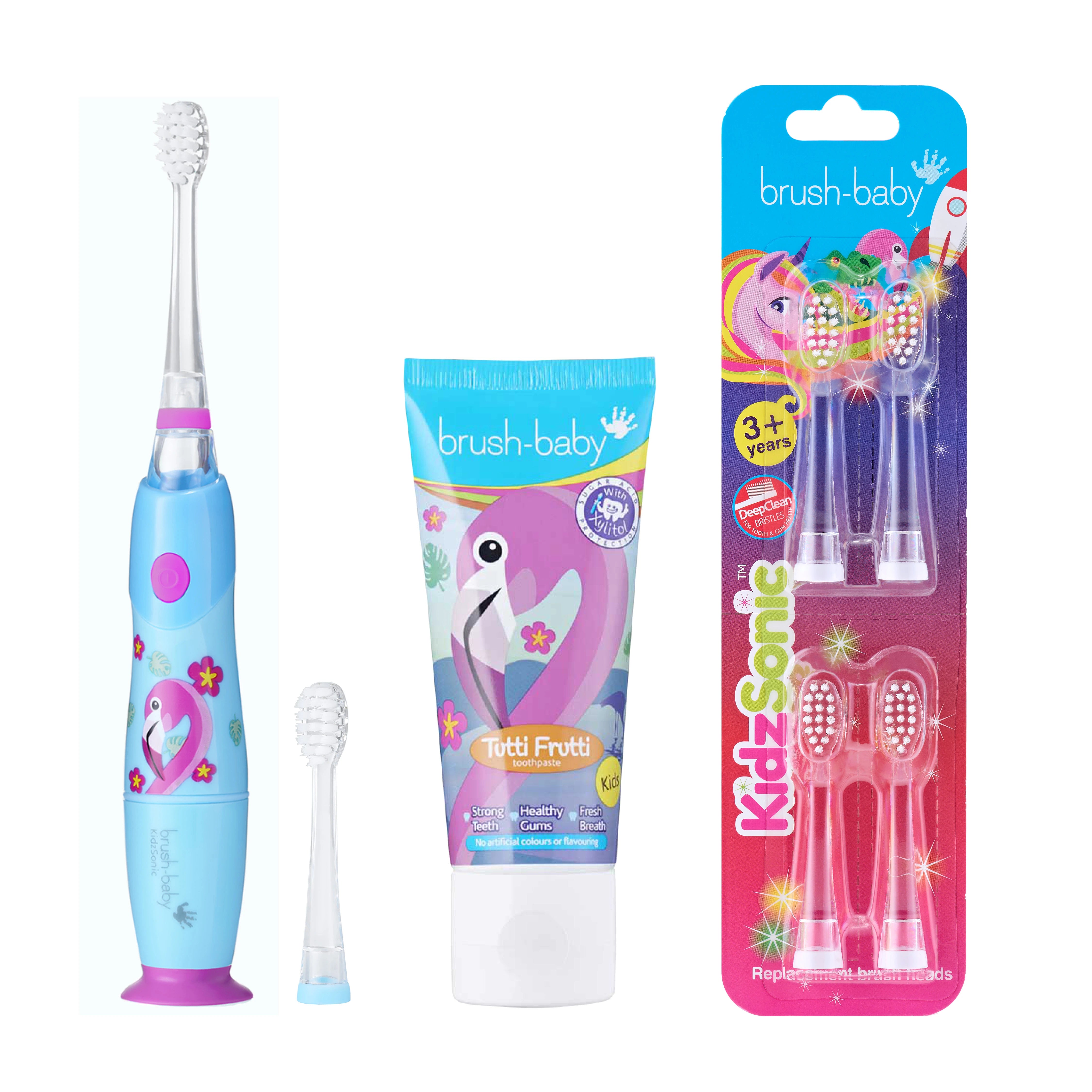 Flamingo KidzSonic® Kids Electric Toothbrush Gift Set