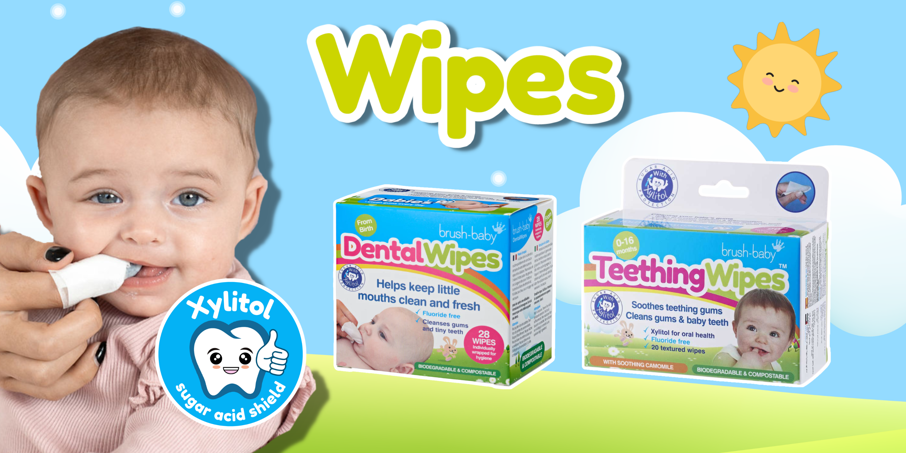 Baby dental wipes teething wipes for babies gums