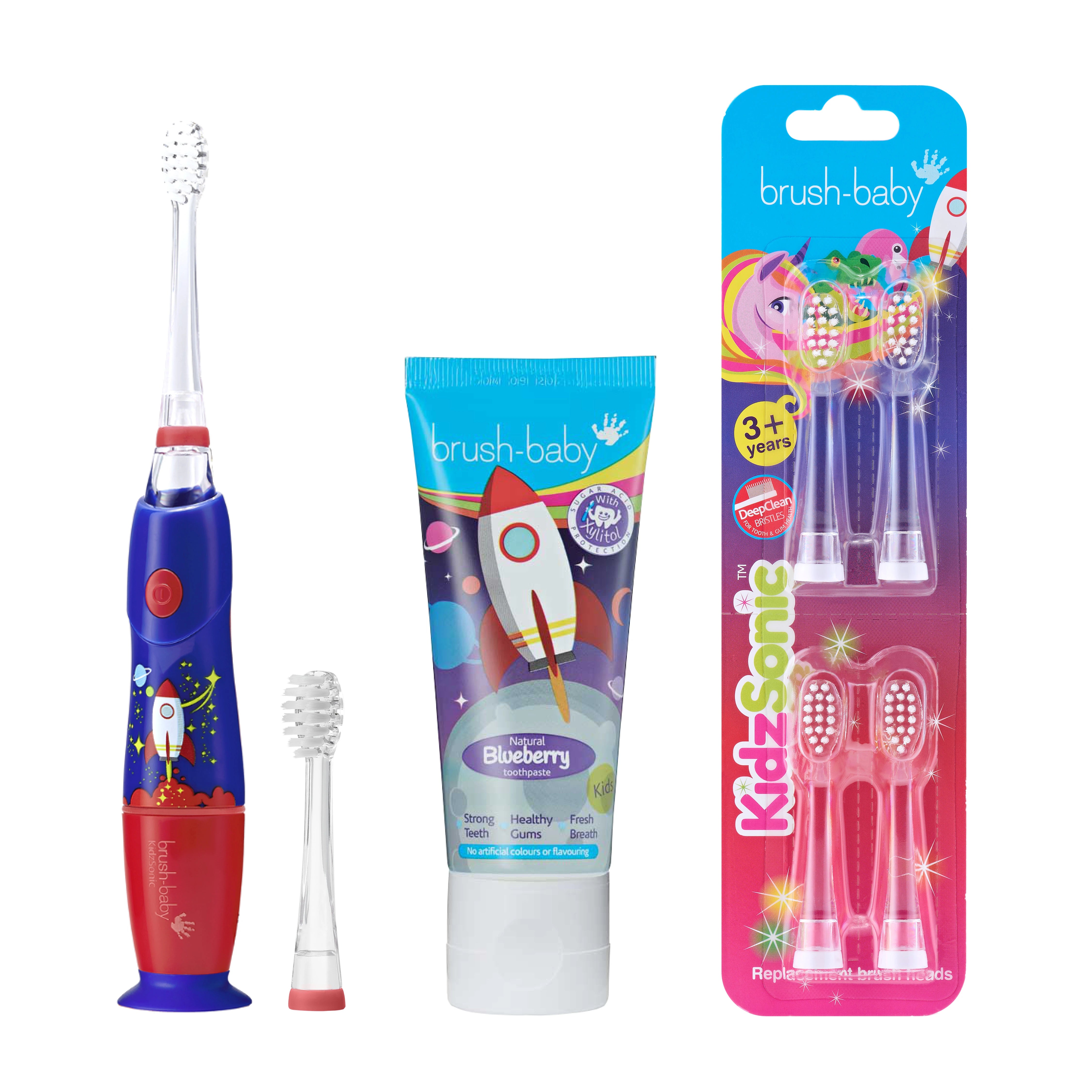 Rocket KidzSonic® Kids Electric Toothbrush Gift Set
