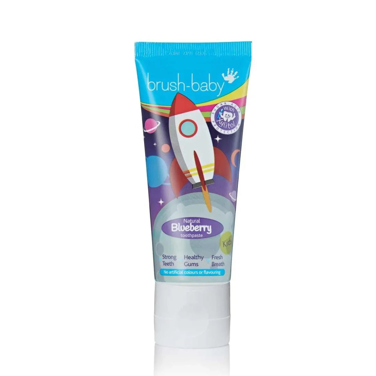 natural blueberry flavoured milk teeth toothpaste