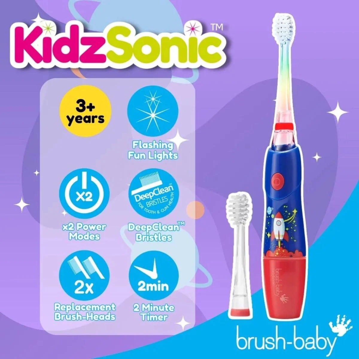 Jett the Rocket Kids Sonic Battery Electric Toothbrush