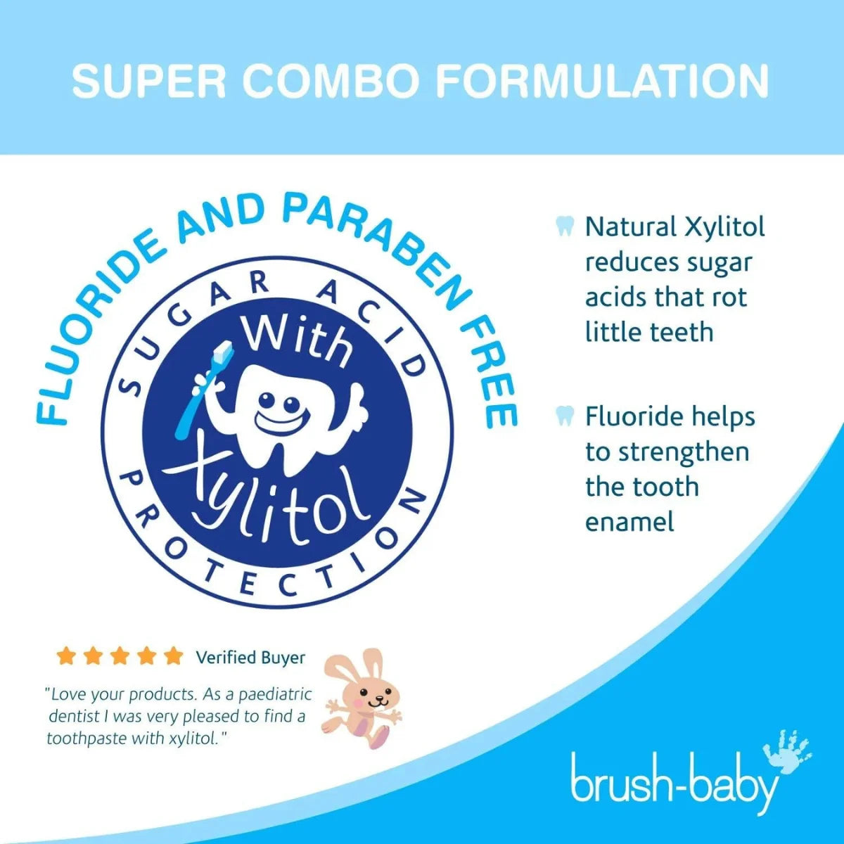 brush baby toothpaste for milk teeth