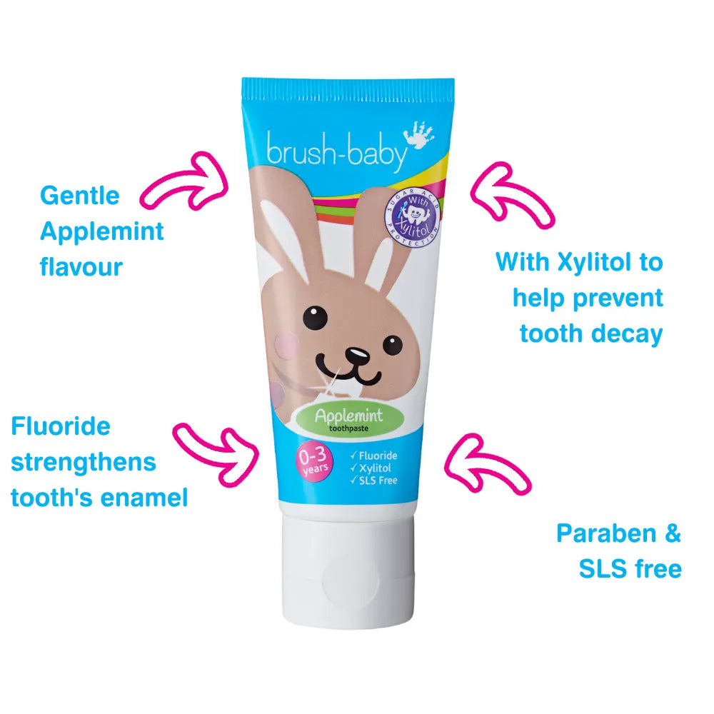 toothpaste for children applemint