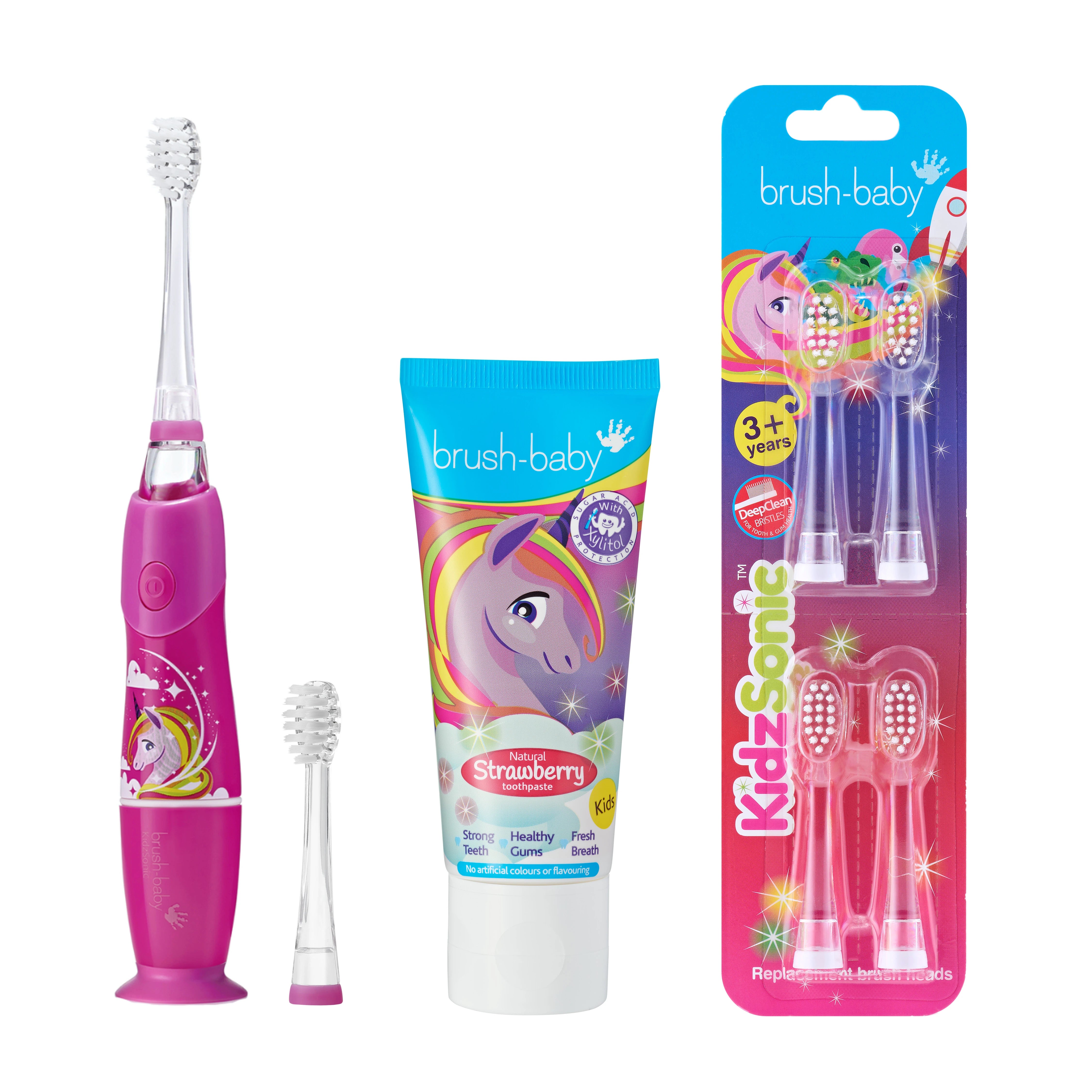 Unicorn KidzSonic® Kids Electric Toothbrush Gift Set