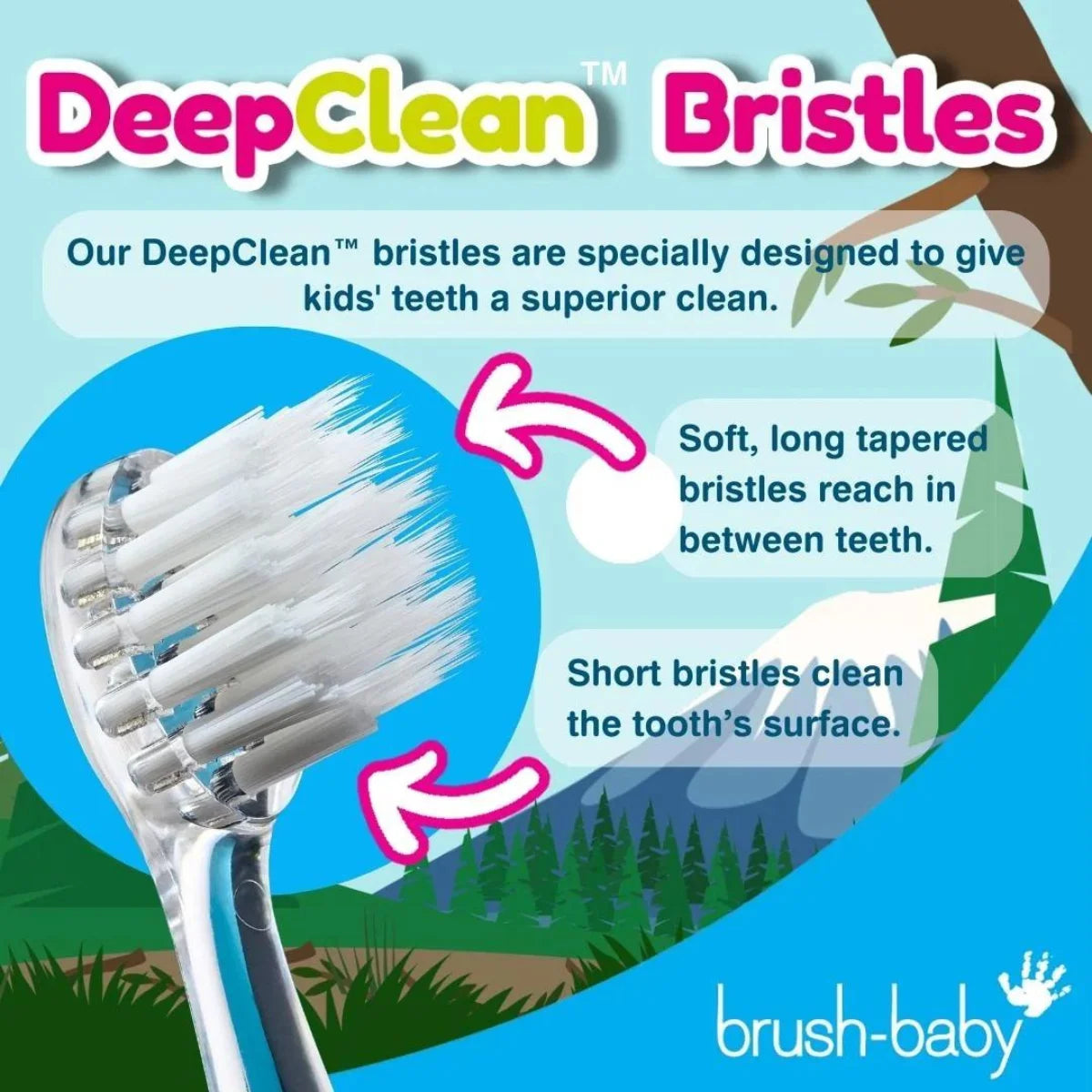 brushbaby WildOnes kids electric rechargeable toothbrush for children with soft bristles toothbrush