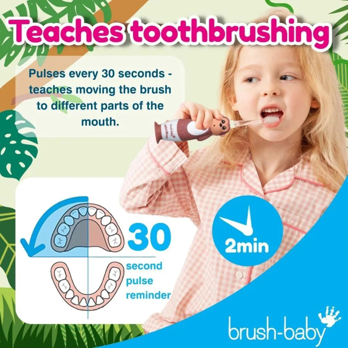 WildOnes Monkey Kids Electric Rechargeable Toothbrush