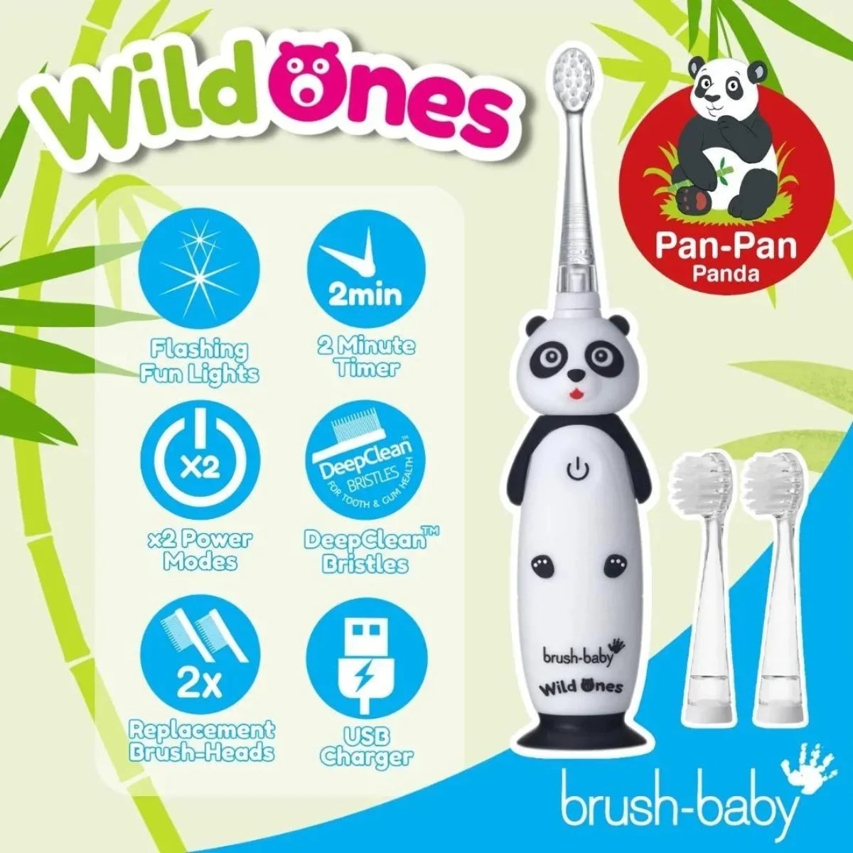 Wildones kids electric toothbrush