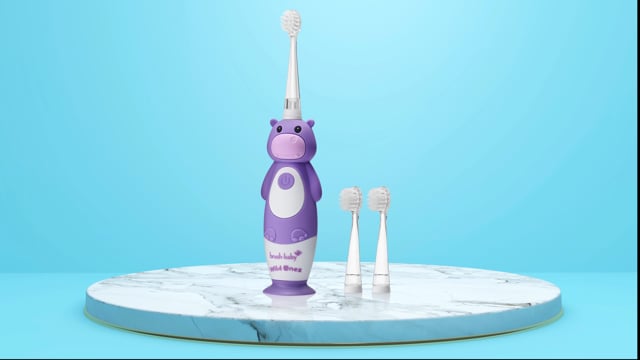WildOnes™ Hippo Kids Electric Rechargeable Toothbrush