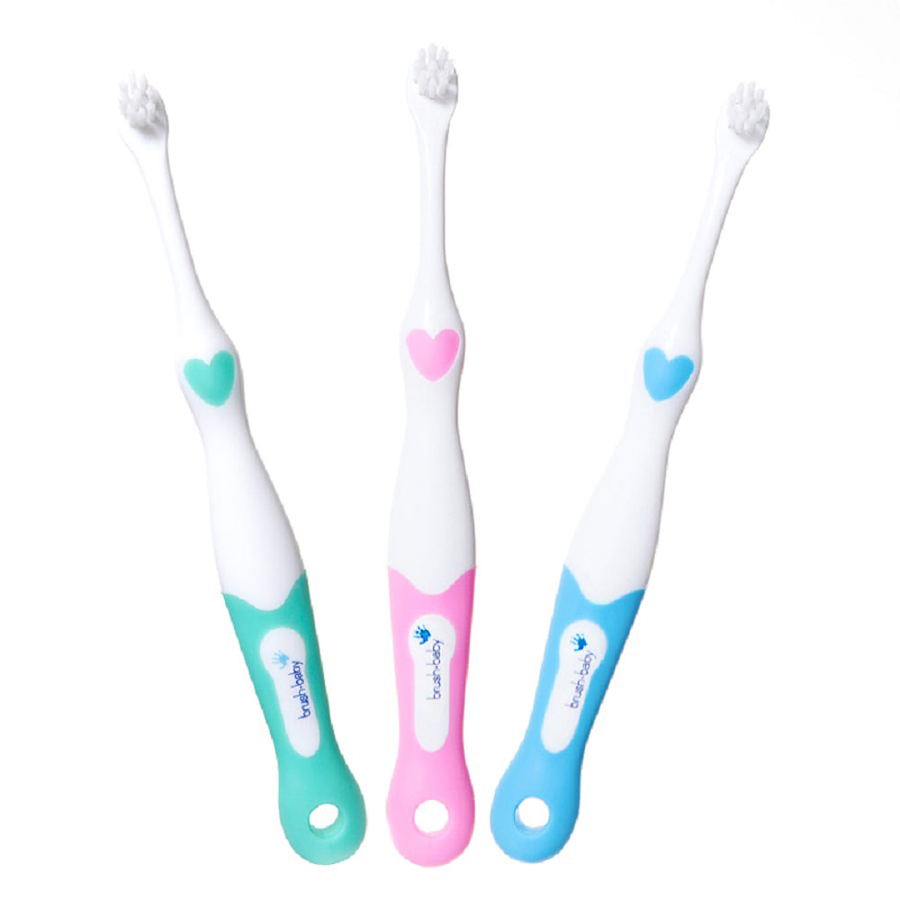 First Toothbrush - BrushBaby All colours best baby toothbrush