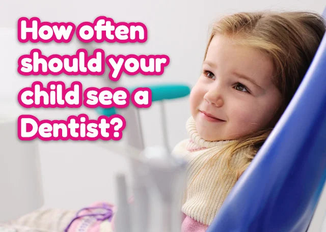 How Often Should Your Child See A Dentist? Brush Baby toothbrushes and children's toothpaste