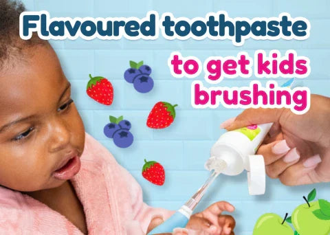 kids flavoured toothpaste | toddler toothpaste