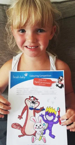 BrushBaby colouring competition winner Imogen