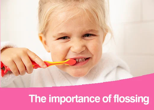 The importance of flossing for children | Brush Baby FlossBrush Bristles Toothbrush
