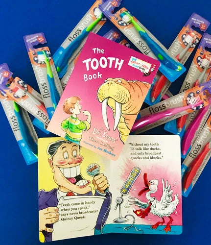 Celebrate world book day with Brush-Baby | FlossBrush bristles toothbrush