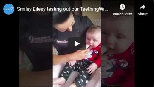 Smiley Eileey loves our Brush Baby Teething Wipes