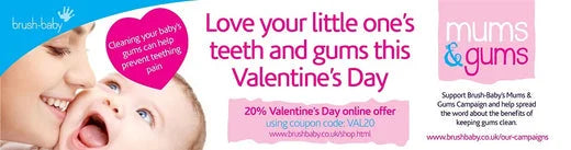 Love Your Little One's milk Teeth And baby Gums This Valentine's Day