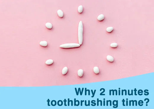 Why 2 minute toothbrushing time? Brush Baby kids toothbrushes and infant toothpaste 