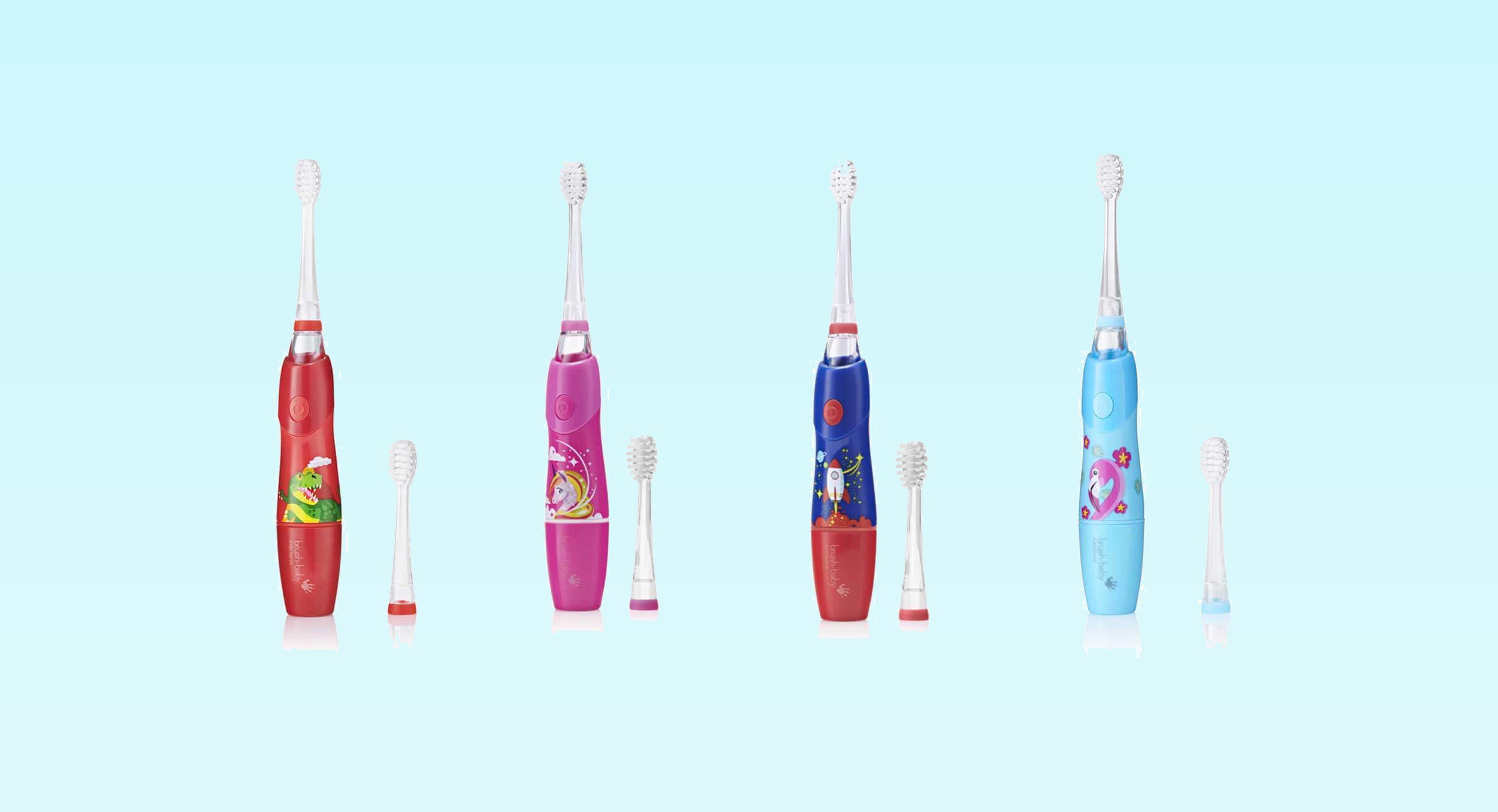 New Kidzsonic Electric Toothbrushes with flashing lights for kids