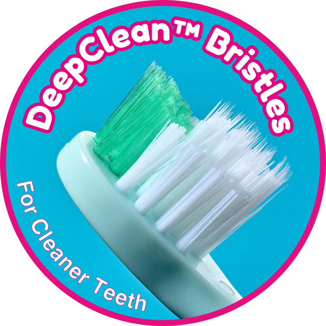 Deep flossing bristles toothbrush for kids