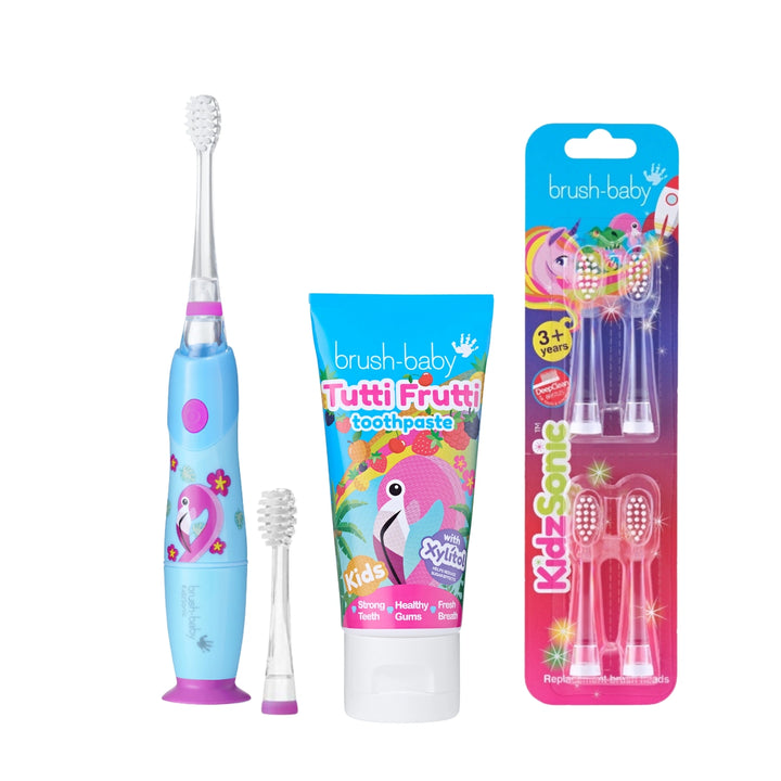Flamingo KidzSonic® Kids Electric Toothbrush Gift Set