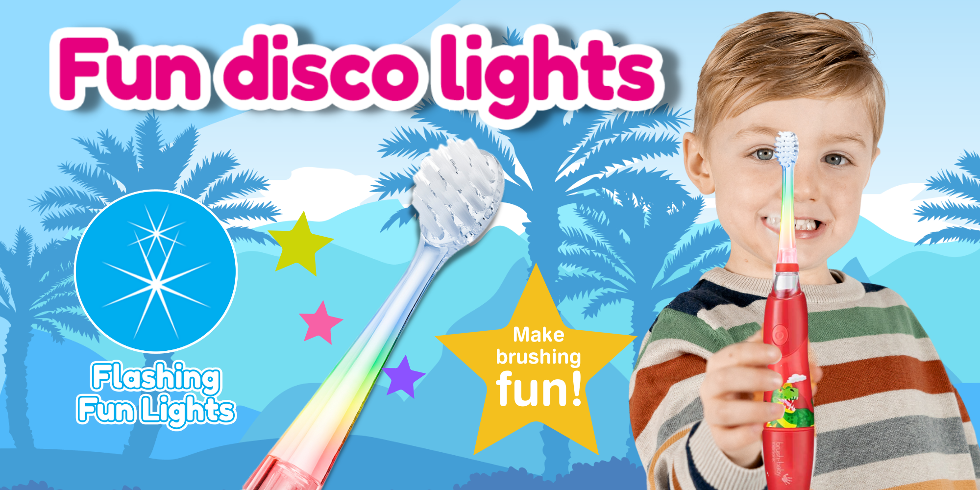 kids toothbrush with flashing lights and timer - best childrens toothbrush