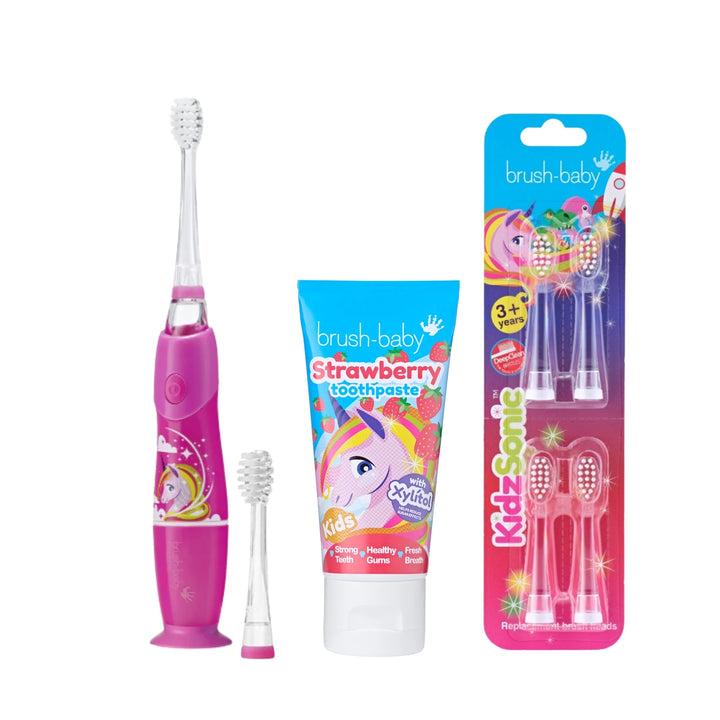 Unicorn KidzSonic® Kids Electric Toothbrush Gift Set