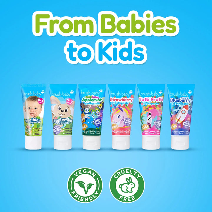 WildOnes Applemint Childrens Toothpaste - 3 Pack