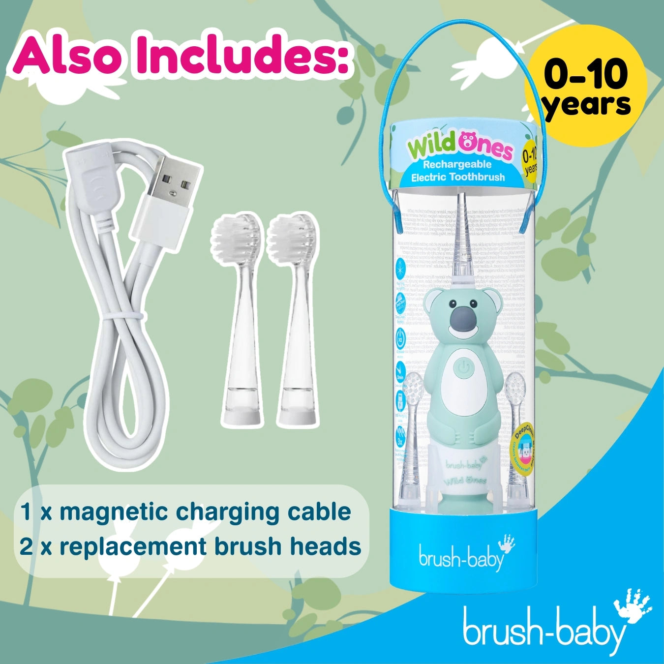 WildOnes™ Koala Kids Electric Rechargeable Toothbrush