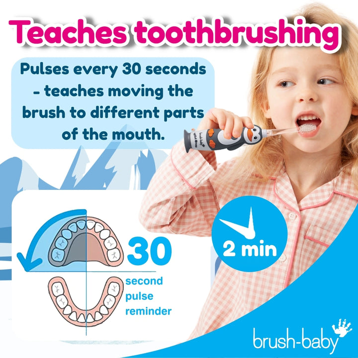 wildones kids toothbrush | toddler toothbrush | kids electric toothbrush | brush-baby 
