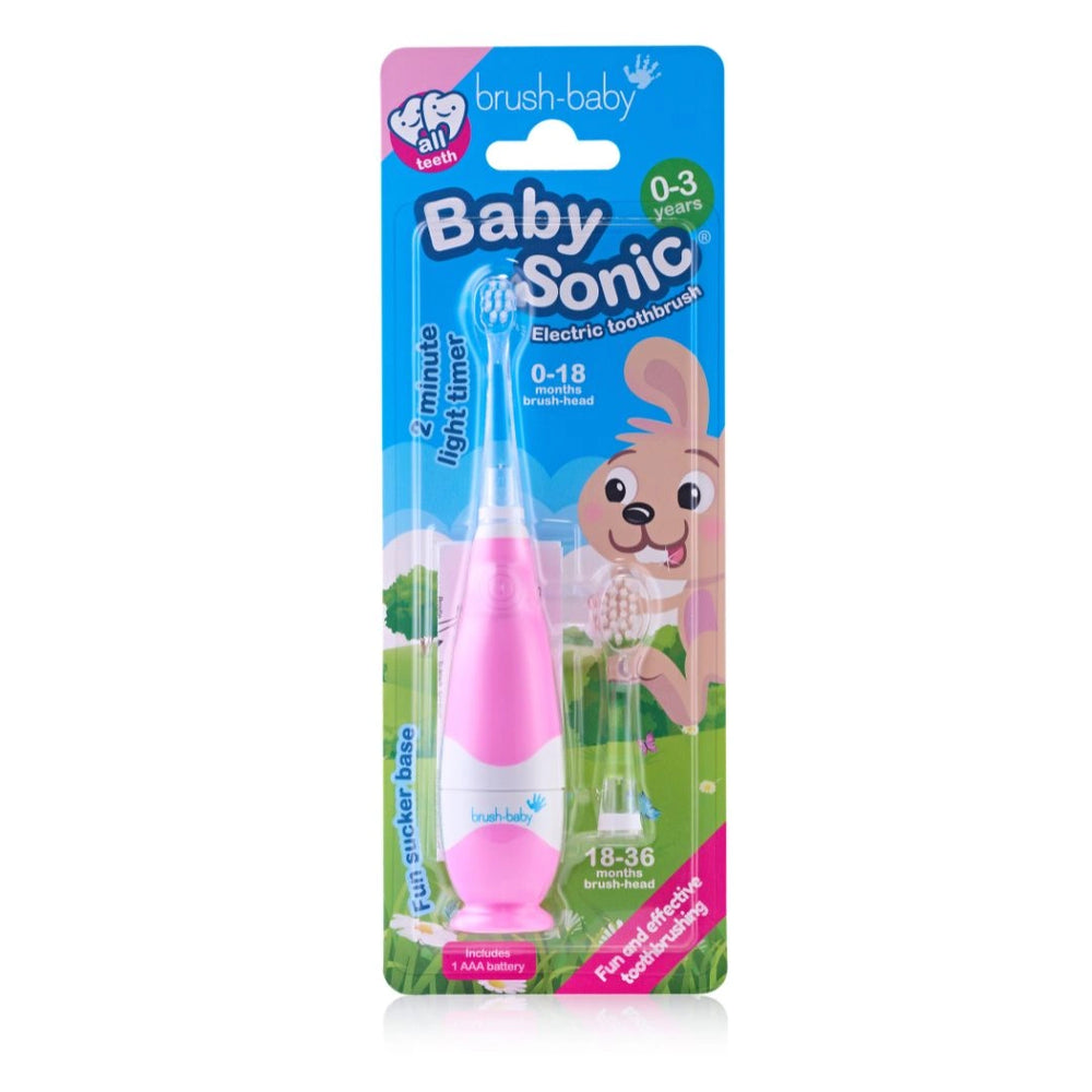 pink baby brush | kids electric toothbrush | childrens toothbrushes | brush-baby