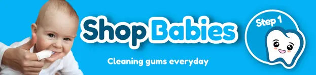 Shop baby toothbrush, dental wipes and teething wipes brush baby step1 product range for babies