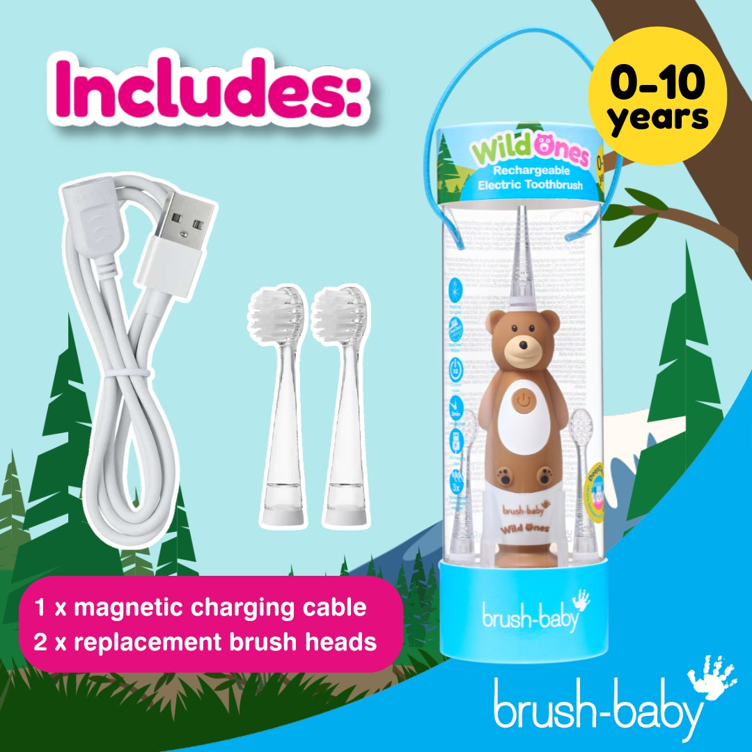WildOnes™ Bear Kids Electric Rechargeable Toothbrush