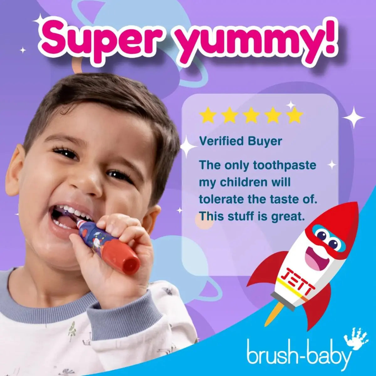 brush baby infants toothpaste blueberry flavour