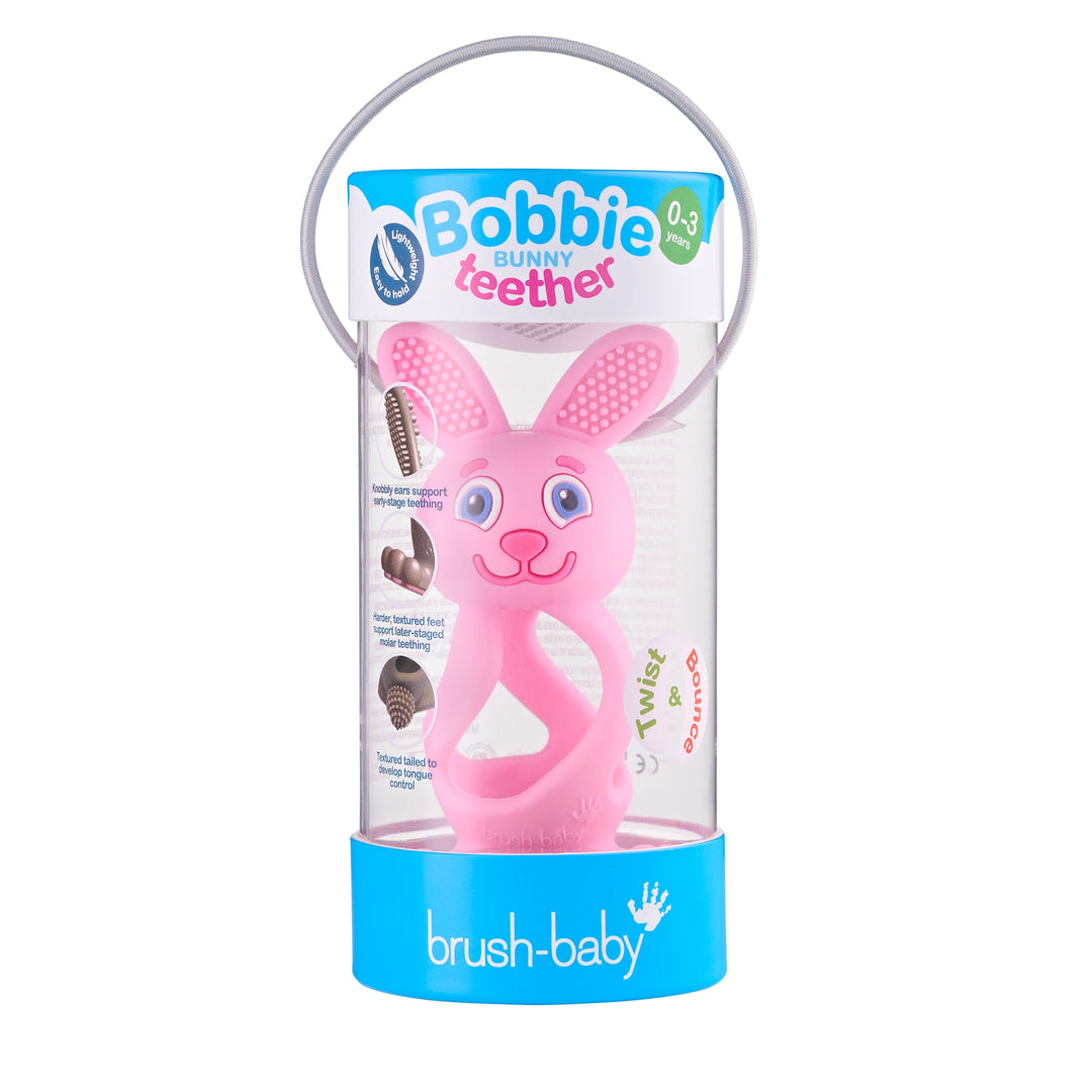 Bobbie Bunny Teether Teething Toy for Toddlers