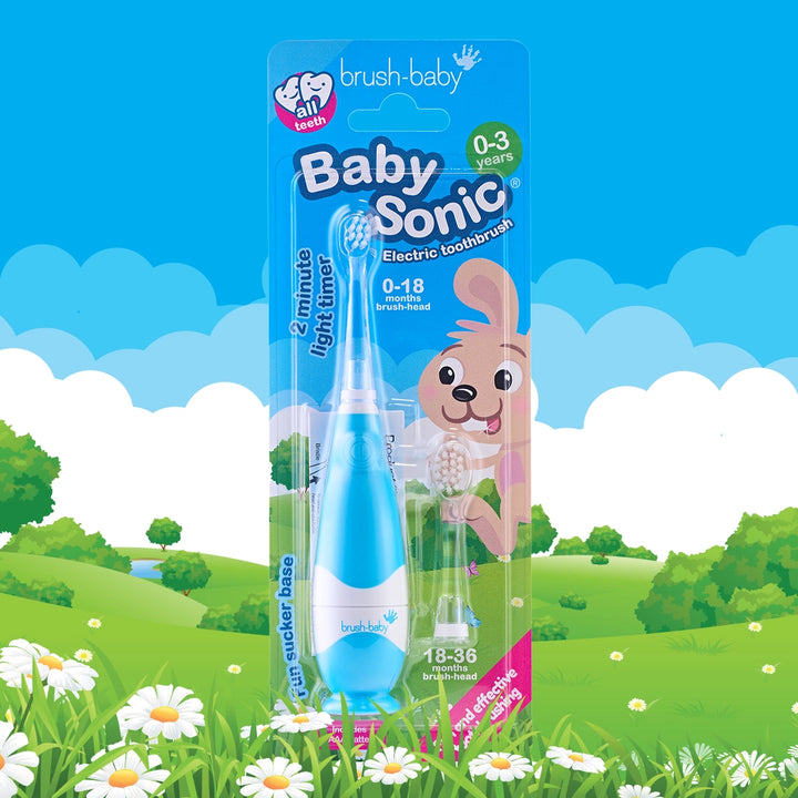 BabySonic® Blue Electric Toothbrush for Toddlers