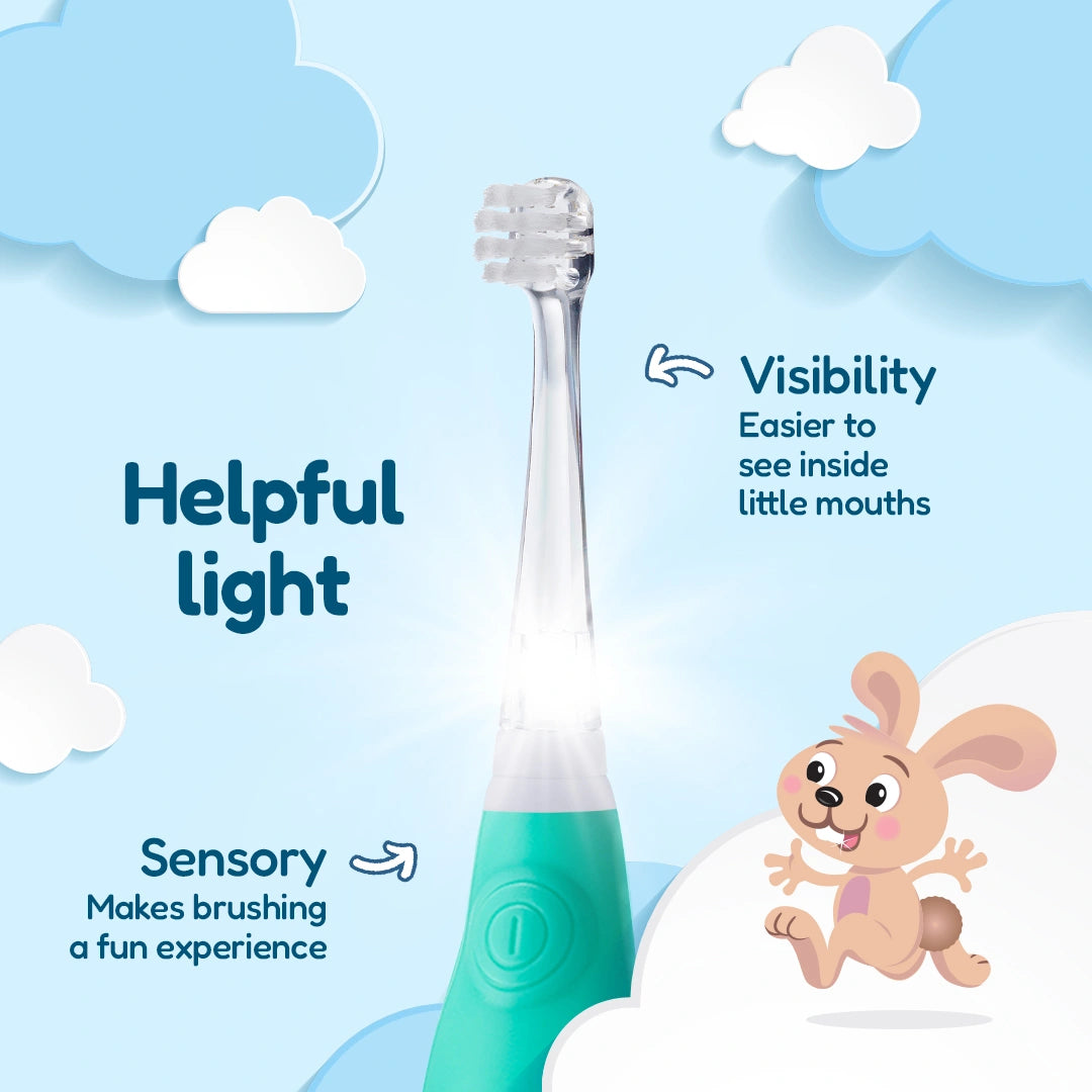 BabySonic® Teal Electric Toothbrush for Toddlers
