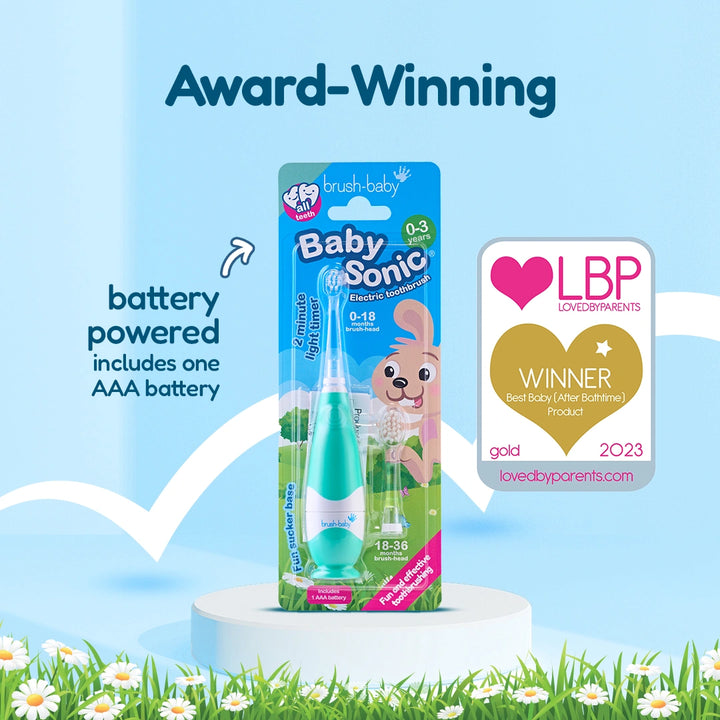 BabySonic® Teal Electric Toothbrush for Toddlers