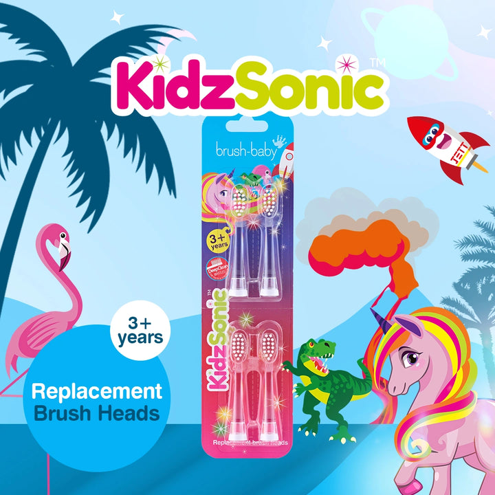 Replacement KidzSonic® Kids Electric Toothbrush Heads