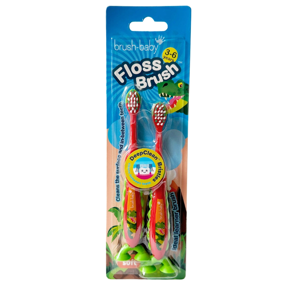 Flossbrush kids toothbrush