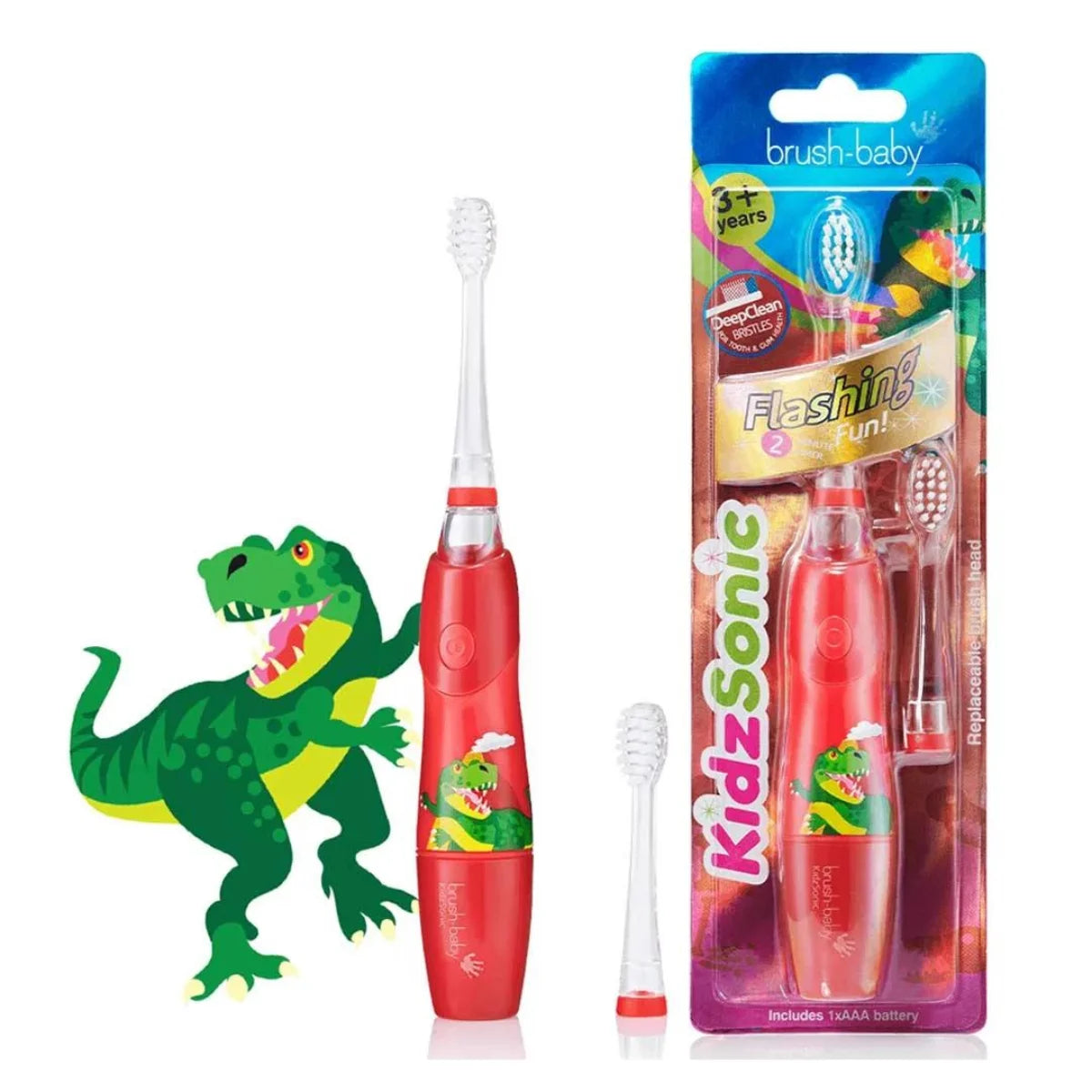 Kids Sonic Electric Toothbrush with replacement brush head