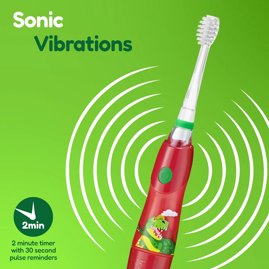 Dinosaur KidzSonic® Kids Electric Toothbrush