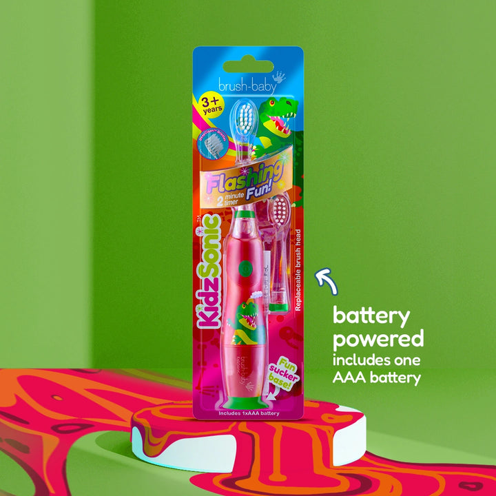 Dinosaur KidzSonic® Kids Electric Toothbrush