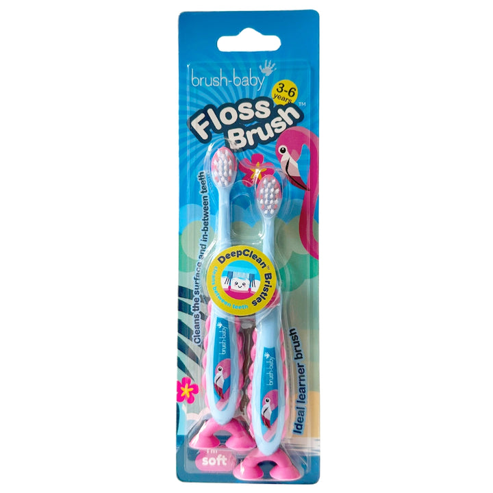 Flossbrush kids toothbrush