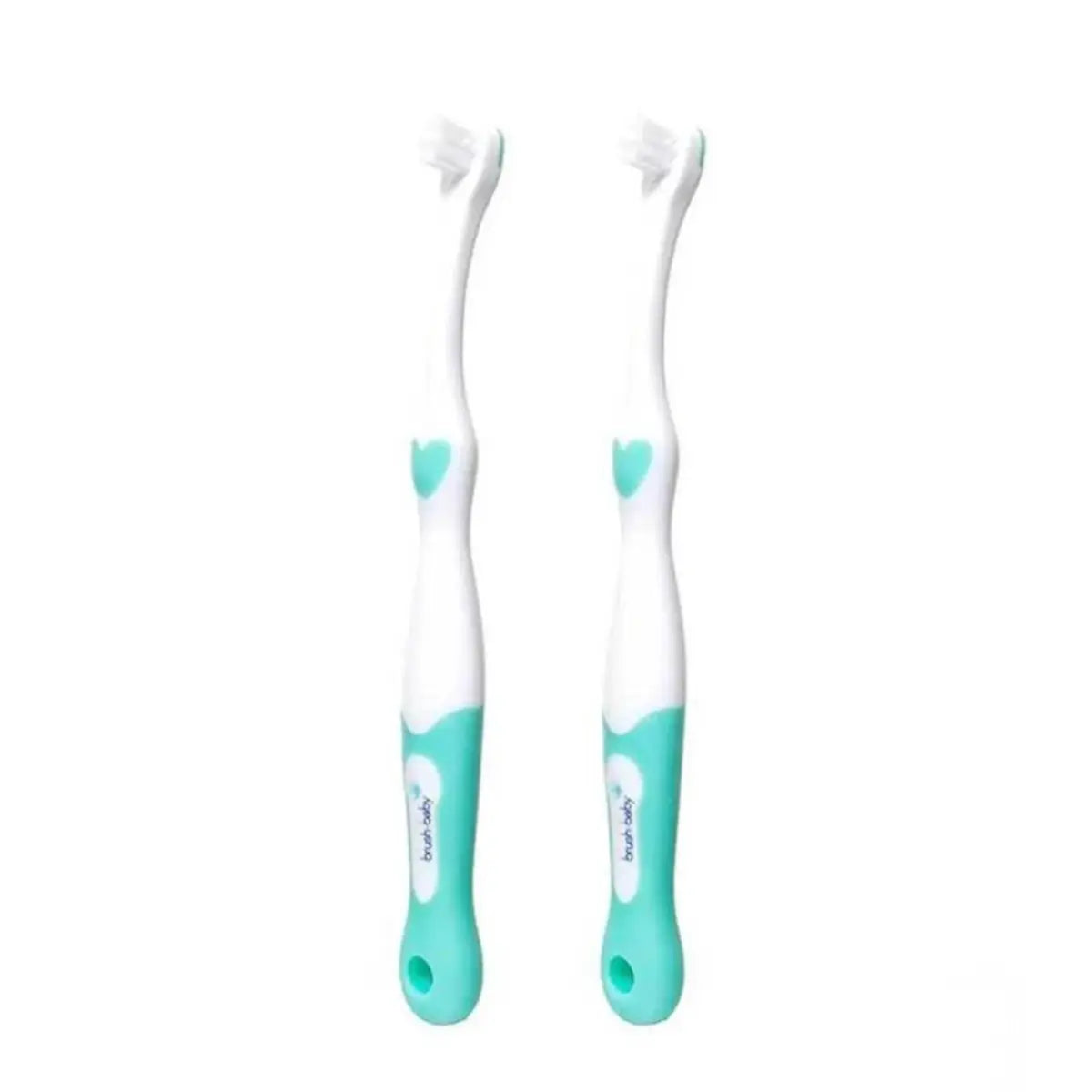 Teal firstbrush first toothbrush for babies and toddlers